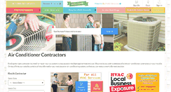 Desktop Screenshot of air-conditioner-contractors.com